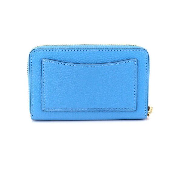 NWT Michael Kors Jet Set Pebble Leather ID Card Coin Wallet South Pacific - Picture 4 of 7